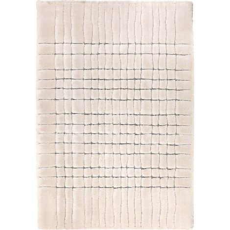 VIVARAISE - Tapis domestique Vivaraise Antonio - Polyester recyclé blanc (160 x 230 cm) (1/5)