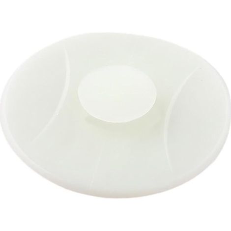 Tappo di scarico a pavimento, copertura per scarico, tappo per lavello da cucina, sifone, tappo a ventosa, filtro, copertura impermeabile in silicone bianco (1/5)