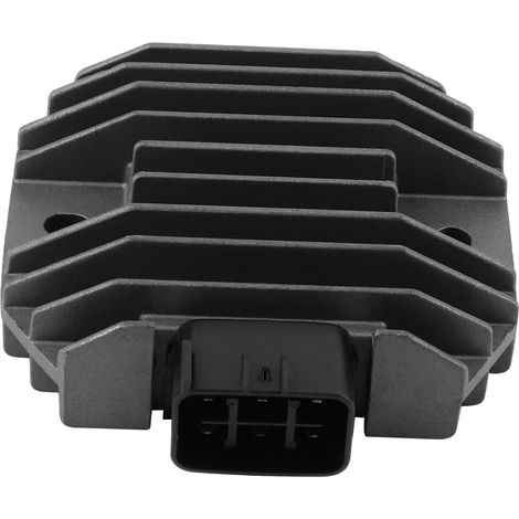 6-pin voltage regulator rectifier adapter for Yamaha XVS1600 12V motorcycles, replaces the original MOSFET core in a highly efficient voltage-regulated charging system.