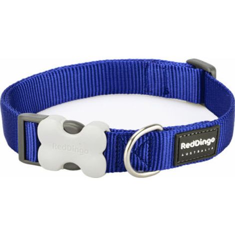 Halsband für dog rot dingo dunkelblau (2 x 31-47 cm)