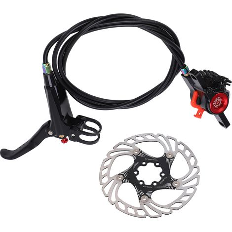 Kit de freinage disque vélo MEIJUN - Ensemble de freins avant/arrière pour vélo route et VTT - Noir (1/5)