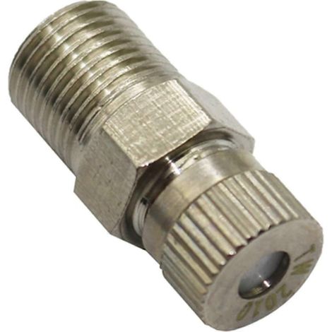 50 Pcs 1/8 Inch Pressure Copper Misting Nozzles for Garden Cooling and Irrigation AntiDrip Design (1/5)