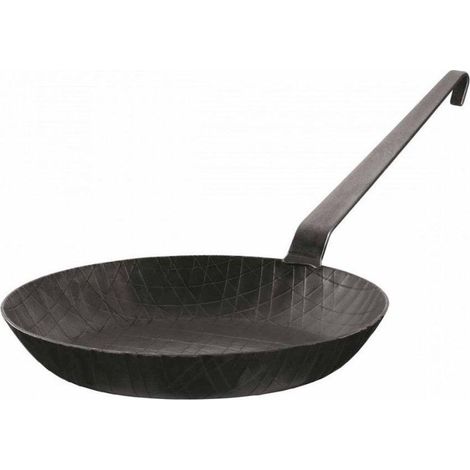 Rösle Sartén de hierro forjado negro 28 cm capacidad 2 litros