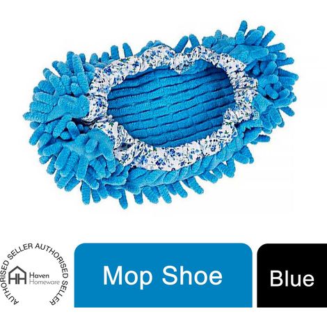 Haven Mop Shoe High-Quality Microfiber Chenille Flexible & Elastic - Blue (1/5)