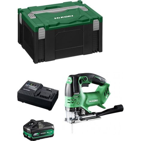 Stichsäge HIKOKI CJ36DAB1X (1 x 4,0Ah/8,0 Ah + UC18YSL3 + Koffer HSC III) (1/5)
