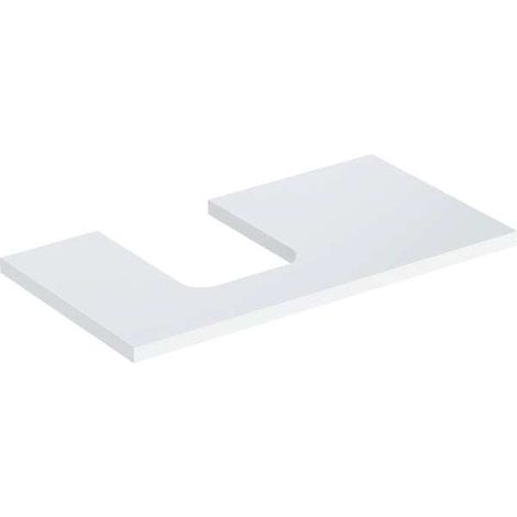 Placa de lavabo Geberit ONE, recortable a la izquierda, para