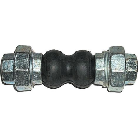 Giunto elastico ø 1"1/2 in gomma filettato per acqua - L. 200 mm 00000015212 (1/2)