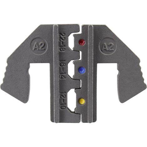 TOOLCRAFT PLE-0A2 Matrici di crimpaggio Connettori a spina isolato Range di compressione: 0.5 fino a 6 mm² Adatto per m (1/3)