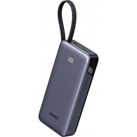 Ugreen Schnelllade-Powerbank 20000mAh 45W USB-C eingebautes Telefonkabel 1 Stück. (1/5)