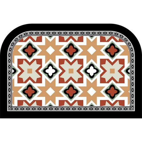 LAN Lia - Grand format à coins arrondis 4060cm (Terre de diatomées) Tapis de sol en terre de diatomées, tapis de bain, très absorbant, antidérapant (1/5)
