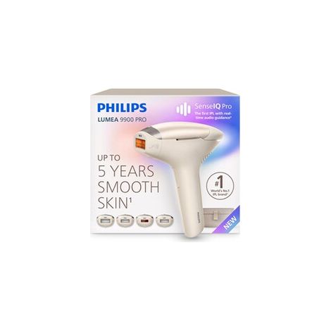 Philips Lumea IPL 9900 Pro BRC342/00 Epilateur IPL SenseIQ Pro SmartSkin 5 niveaux