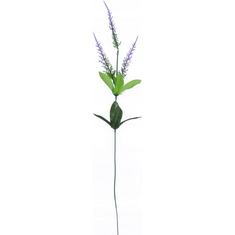 Branche de lavande artificielle décorative 45 cm, 1 pièce.