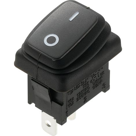 TRU COMPONENTS 1588062 Interrupteur à bascule TC-R13-66A8-02 250 V/AC 10 A 1 x Off/On IP65 à accroch