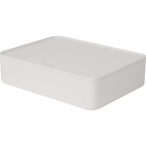HAN 1110-12 - SMART-ORGANIZER ALLISON, pratico portautensili impilabile con vassoio interno e coperchio, colore: snow white (1/4)