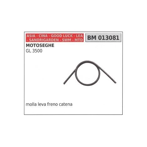 Molla per leva freno catena ASIA per motosega GL 3500 013081