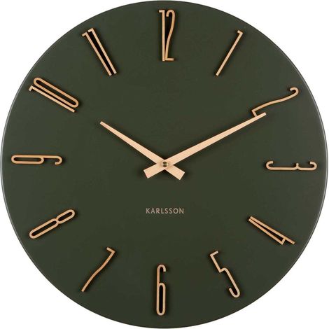 Horloge murale en métal Esmerado 40 cm (1/4)
