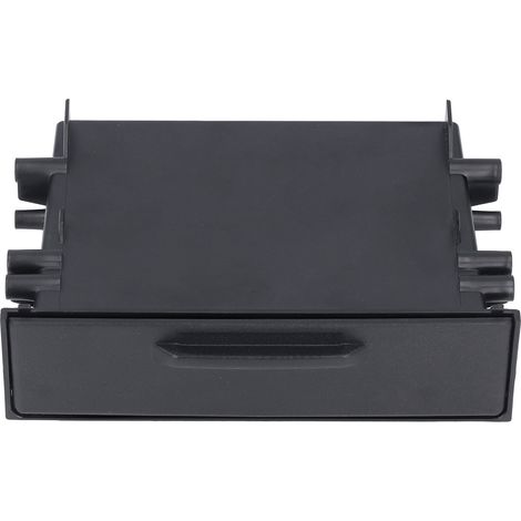 Boîtier de rangement autoradio 1DIN ABS Noir avec organiseur interne multi-usages pour Mitsubishi (1/5)