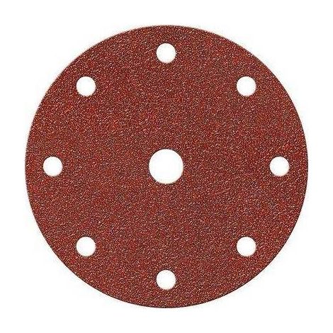 DISQUE ABRASIF FIBRÉ VELCRO 9 TROUS IMPERIAL