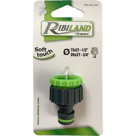 Nez de robinet bimatière 20/27 (3/4") (1/2)