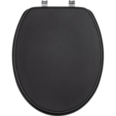douceur d'intérieur Sedile WC nero, 37,5 x 46 cm (1/5)