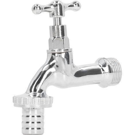 Robinet de puisage en laiton, sortie 3/4 pouce DN20, entrée filet mâle, robinet d’arrosage extérieur (1/5)