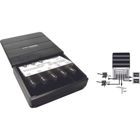 AMPLIFICATORE ESTERNO - DIGITALE TERRESTRE 3 IN/2  3 ingres. (1/2)
