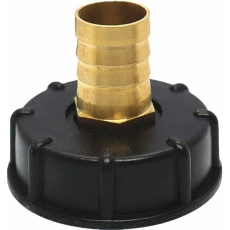 Raccord rapide pour réservoir de 1000 L, raccord multiréservoirs, connecteur de tuyau en laiton, adaptateur pour réservoir IBC (25 mm) (1/3)