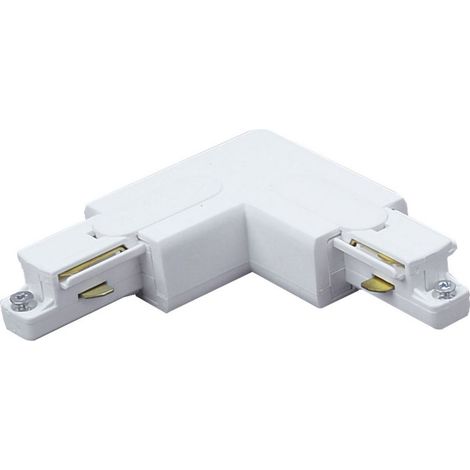 coude 90 degrès - pour rail 1 allumage aric 029 - blanc - aric 1652