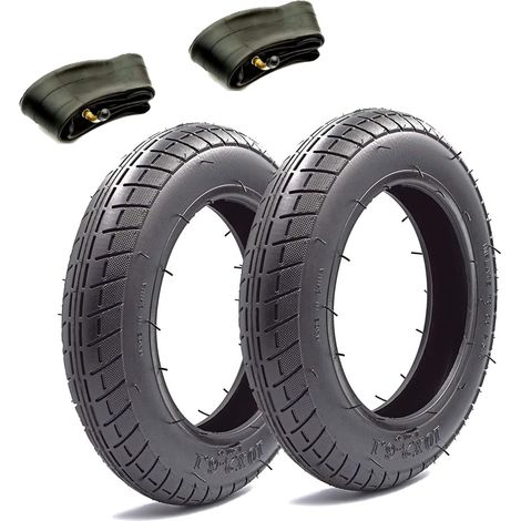 2 Copertoni 10 X 2 - 6.1+ Camere Gomme di Ricambi per Monopattino Elettrico, Scooter con Ruote da 10 Ecovelo (1/5)