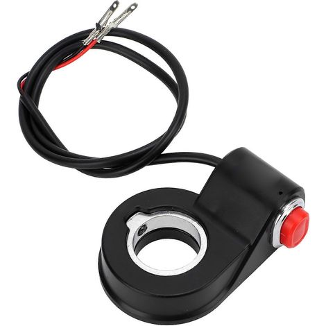 Bouton de commande de klaxon pour guidon de moto (22 mm / 0,87 po) pour moto tout-terrain et scooter (1/5)