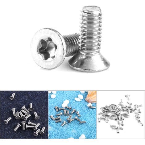 M3 Phillips-Schrauben, Flachkopf-Senkkopfschrauben, 50er-Packung (M3×6) (1/5)