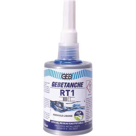 Résine anaérobie Gebétanche RT1 pour eau potable 75 ml