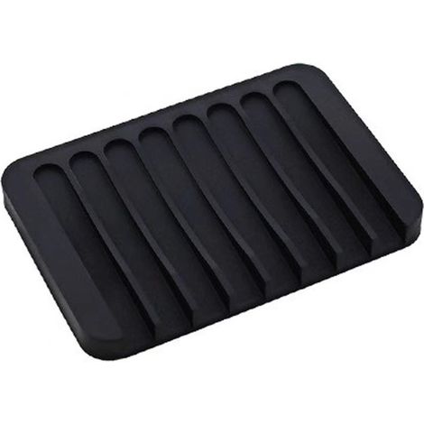 2 Stück Seifenschale, Seifenhalter, Silikon mit Abfluss, Dusche, Badezimmer, Küche, Reisen
