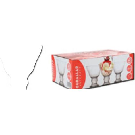 Orion Tableware Set mit 6 Eisbechern 250 cc