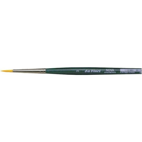 Pinceau rond pour aquarelle - Fibres synthétiques - Da Vinci - Cosmotop Nova - 3 - série 5570 (1/2)