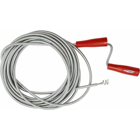 Herramienta fontanería awtools espiral tubería 10 mm 12 metros