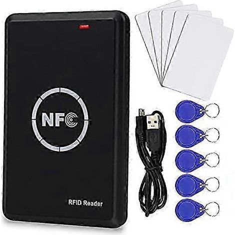 Copieur de cartes d'accès à puce, lecteur/enregistreur RFID, copieur 125 kHz, décodeur de cryptage 13,56 MHz, étiquette NFC. (1/5)