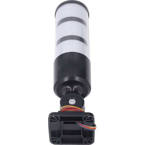 Lampe de signalisation à tour empilable 3 couches, feux clignotants jaune rouge vert pour machines, voyant d'avertissement de sécurité, 24V (1/5)