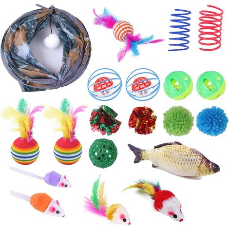de Jouets pour Chats Tunnel Chat avec Balle Paillettes et (1/5)