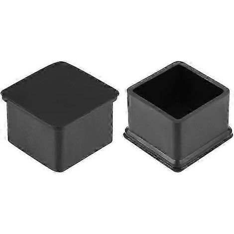 Quadratische Stuhlbeinkappen 40 mm x 40 mm für Möbel und Tische (4er-Set)