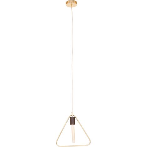 Interiors by Premier Versatile Gold Triangular Pendant Light, Lightweight And Durable Pendant Light, Contemporary Ceiling Light (1/4)