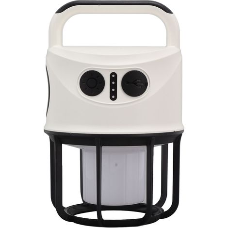 Wiederaufladbare LED-Campinglampe, tragbare Outdoor-Laterne, Notfalltaschenlampe, Zeltlampe mit Scheinwerfer (1/5)