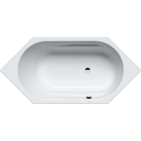 Kaldewei Ambiente - Bañera Vaio 6, modelo 958, 190x90 cm, ancho total antideslizante, efecto Perl, blanca 233834013001