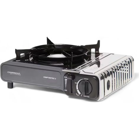 Hornillo de mesa portátil de 2200w con encendido piezoeléctrico y sistemas de seguridad ideal para camping y picnics (1/5)