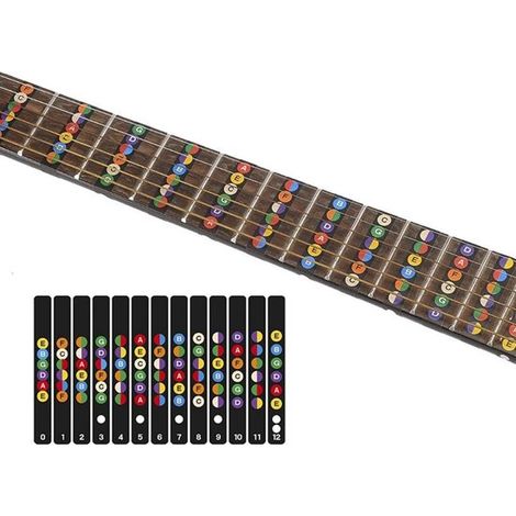 Règle de mesure de l'espacement et de la hauteur des cordes de guitare, règle de niveau, règle pour manche, pierre à polir, équerre en T, règle d'écartement, cales, clous (1/4)