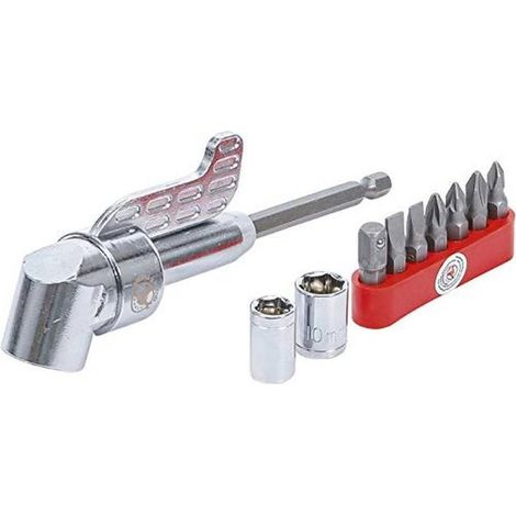 Support d Angle pour Visseuse - Lot de 10 pcs - Précision et Maniabilité Améliorées, Acier, Zones Difficiles - (1/5)