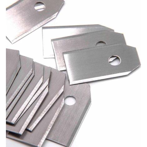 30 lames compatibles avec Husqvarna Automower 105 108 210C 220AC 305 308 308x 310 315 320 330X 420 430X 440 450X G1 G2 et autres (acier, 0,75 mm) (1/2)