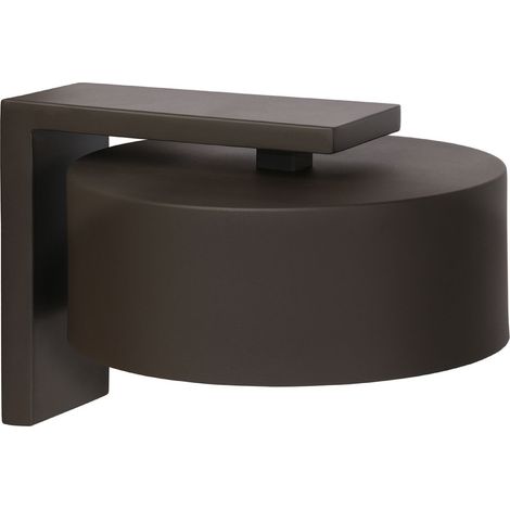 Ono Applique murale, Aluminium, marron foncé, 20 x 15,5 cm, E14