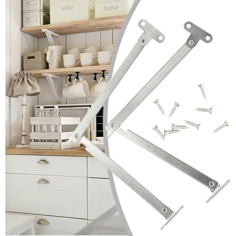 ZYNCUE - Loquet de porte placard pliant en acier inoxydable (2 (1/5)