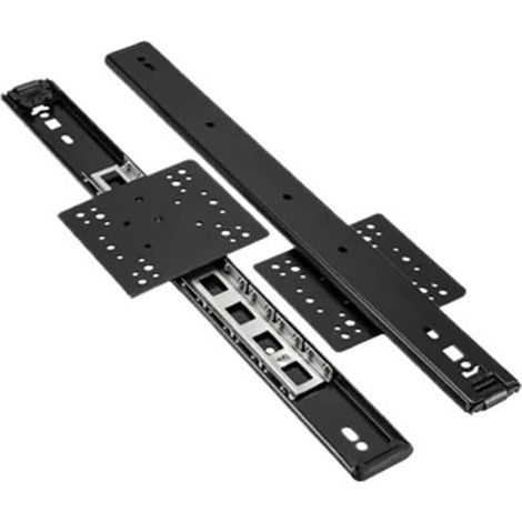 Glissières latérales pour meubles, fermeture amortie, en acier à (24 (1/5)